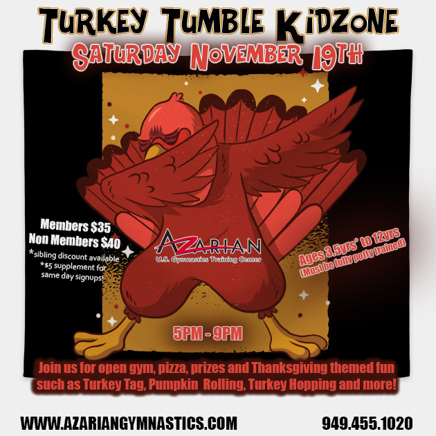Turkey Tumble Kidzone Nov 19th 2022