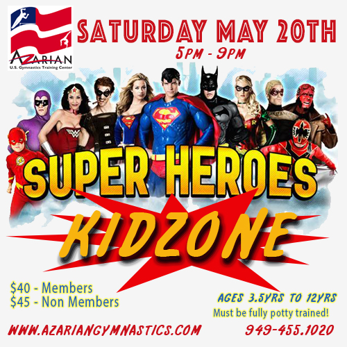 Super Hero Kidzone May 20th 2023